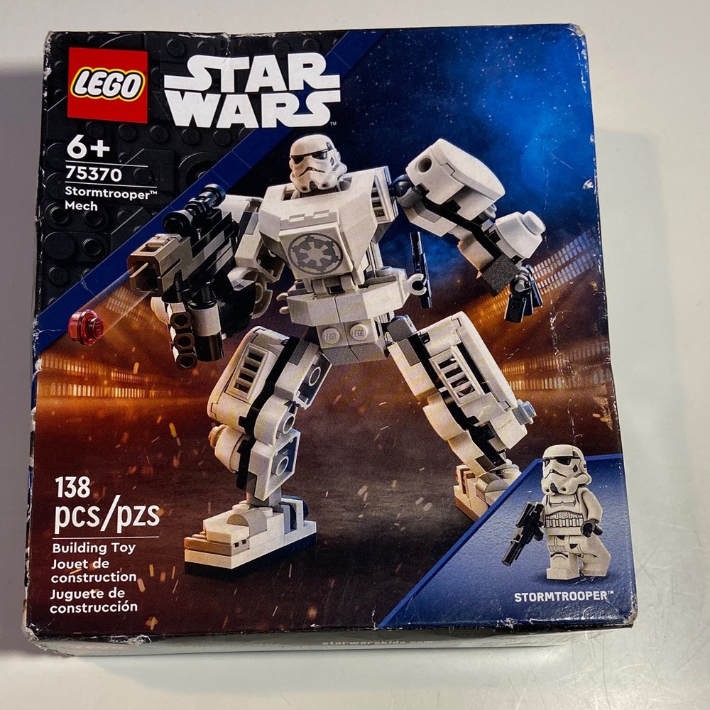 LEGO Star Wars Stormtrooper Mech in White and Black